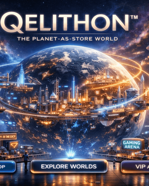 Qelithon™ — Planet-as-Store World
