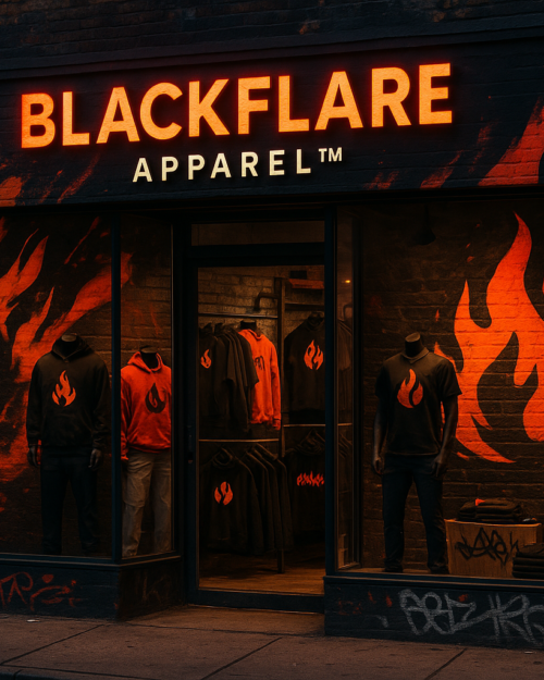 BlackFlare Apparel™ (Online Store)