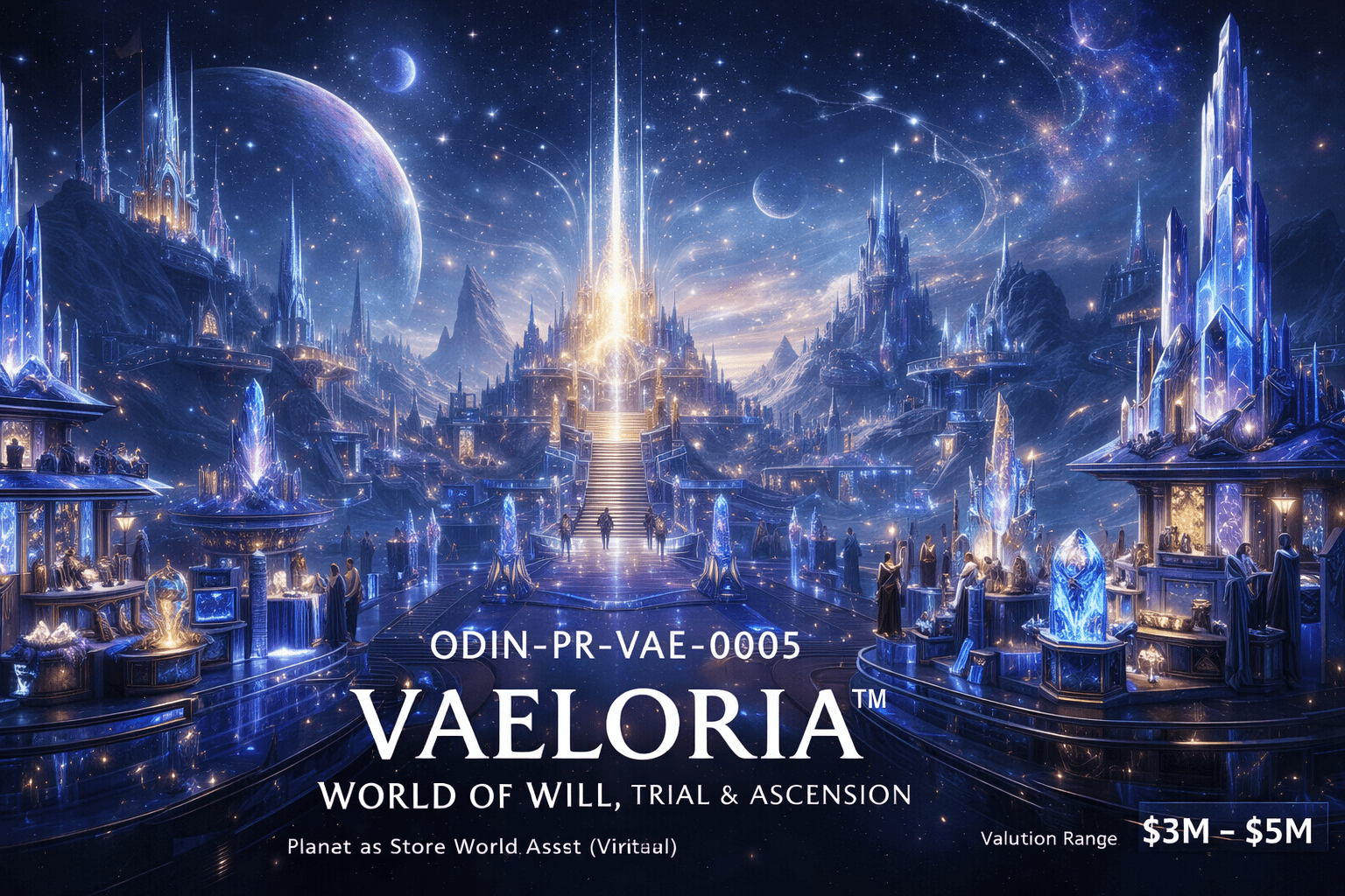 Vaeloria™ — Planet-as-Store World (Virtual Asset)